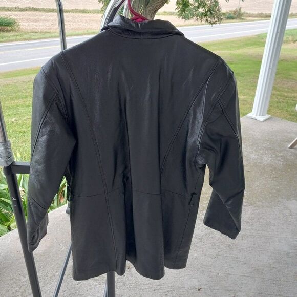 Vintage KC Collection Black leather Jacket - Picture 3 of 10